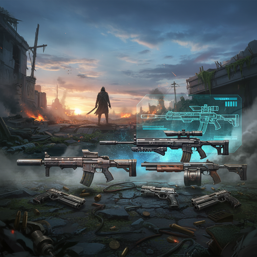 Guia Completo de Armas do Free Fire: Estatísticas e Uso para Dominar o Campo de Batalha