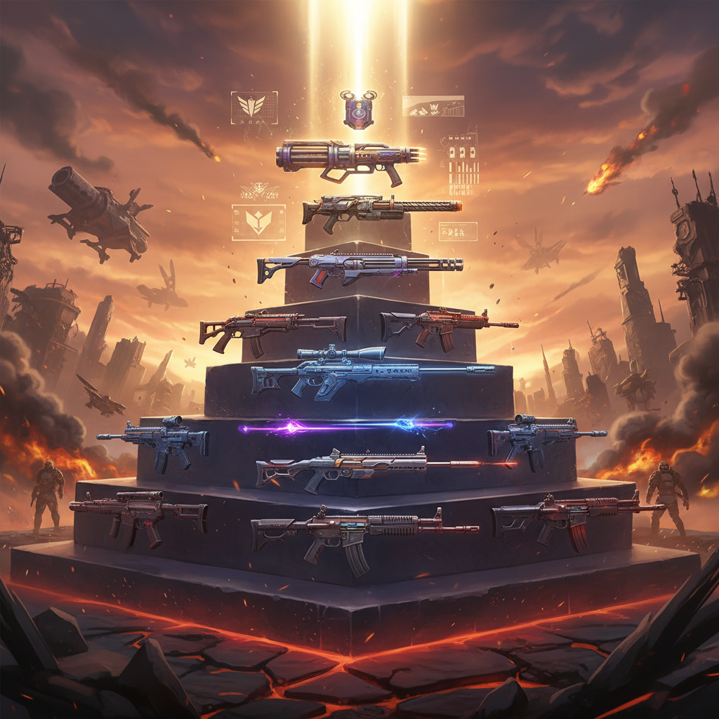 Melhores Armas do Free Fire Tier List para Dominar o Campo de Batalha em 2026